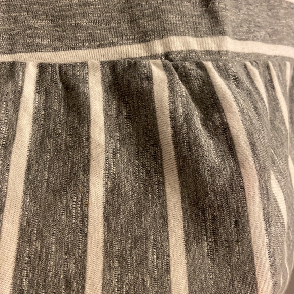 3X Sonoma Striped Cotton Blend Peplum Top - Picture 9 of 10